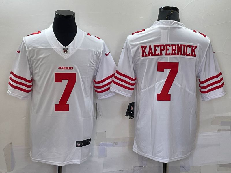 Men San Francisco 49ers #7 Kaepernick White New 2022 Nike Limited Vapor Untouchable NFL Jersey